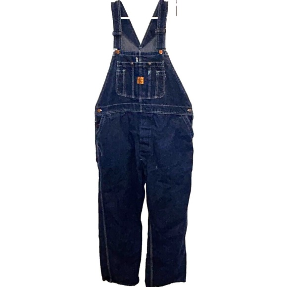Other - Vintage Men's Big Ben Bib Overalls  44 X 30, 7 Pockets, Dark Wash, Made in USA‎